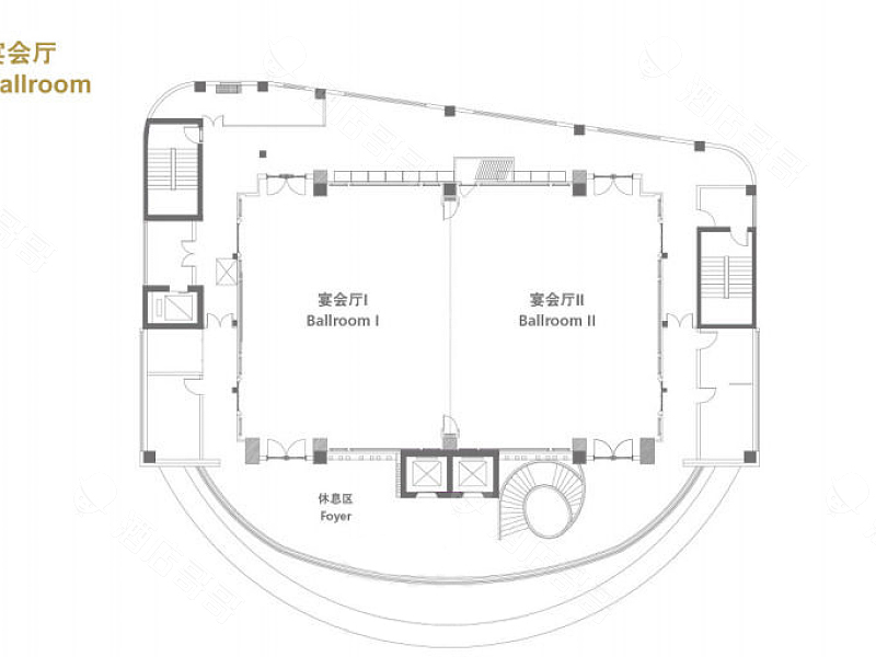 宴会厅平面图