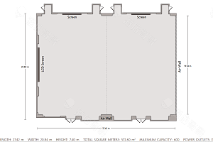 大宴会厅1+2平面图