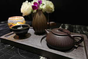 上海阅香会所会议场地-茶具