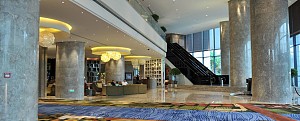 上海世博洲际酒店会议场地-电梯大堂