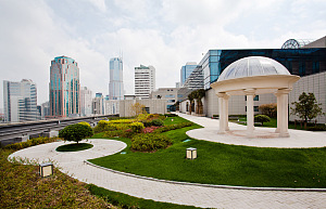 上海世贸商城会议中心会议场地-世贸商城屋顶花园-仪式亭