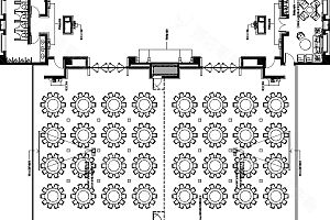 大明宴会厅平面图