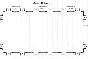 Grand Ballroom平面图