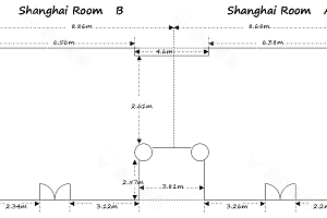 上海厅平面图