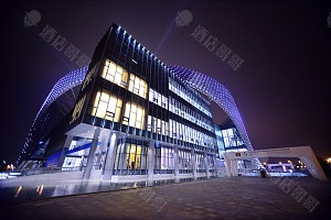 宁夏国际会堂夜景