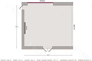 会议室3平面图