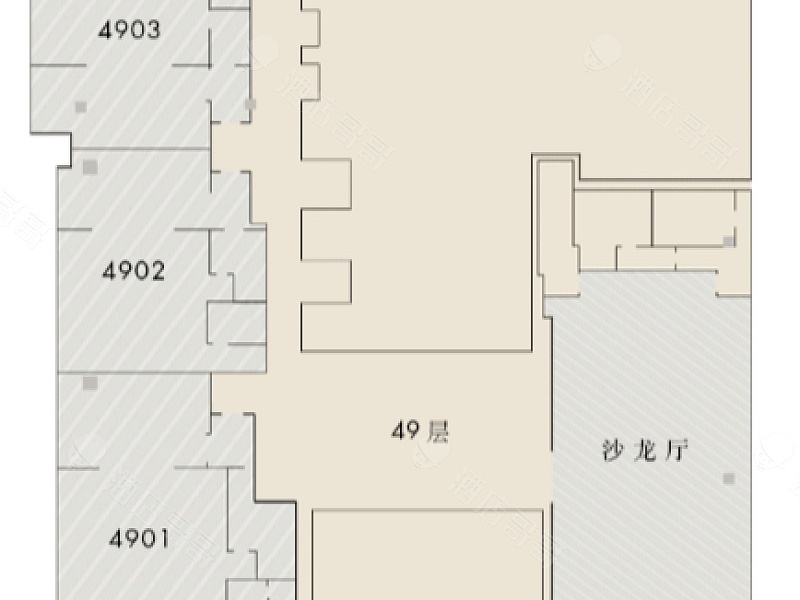 杭州柏悦酒店平面图图片